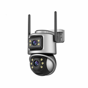 Icsee 6MP ống kính kép Dual-screen xem trước không thấm nước ngoài trời không dây Wifi PTZ an ninh máy ảnh DVR NVR SD/Bộ nhớ lưu trữ thẻ - Product Image 2