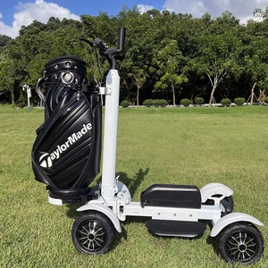 Carrito <span class=keywords><strong>de</strong></span> Golf Eléctrico <span class=keywords><strong>de</strong></span> Cuatro Ruedas Loyal con Energía Solar, GPS Inteligente, Diseño Plegable y Características Impermeables - Product Image 3