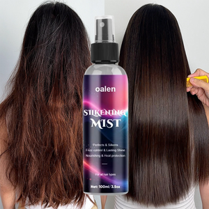 Oalen Private Label 100ml Brume Capillaire Anti-Frisottis et Protectrice Thermique Effet Soie pour <span class=keywords><strong>Cheveux</strong></span> - Product Image 1