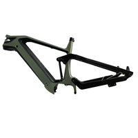 Joyebikes Bafang 48v 750w M560 Cadre de vélo électrique VTT à suspension intégrale Cadre Enduro en carbone avec batterie de cellule importée 840Wh