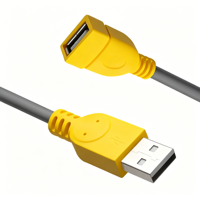 Cable de Extensión USB 2.0 Qiulink, Macho a Hembra, 480 Mbps, Cable de Sincronización de Datos de Alta Velocidad para PC, Portátil, Ratón, Teclado, Unidad Flash USB