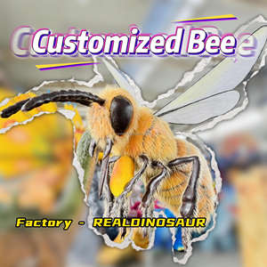 หุ่นยนต์จำลองผึ้ง  แบบจำลองแมลง  หุ่นยนต์ผึ้งน้ำผึ้งสำหรับตกแต่งสวน - Product Image 1