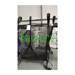 Breathable Ventilated Bulk Bag Firewood Sack For Wood Logs Big Mesh Net Packing Fibc Bag