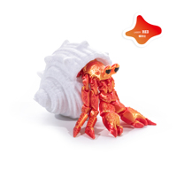Crabe ermite imprimé en 3D, non toxique, respectueux de l'environnement et amusant, créatures marines unisexes pour tous les âges