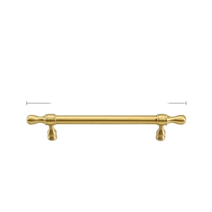2025 New Designs Bronze Solid Brass Cabinet Handles T <b>Knobs</b> Cupboard Pull Drawer Handle <b>for</b> Kitchen Furniture Hotel Furnishing - Product Image 6