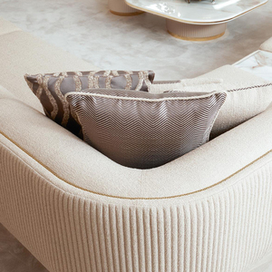 एल आकार कोने मॉड्यूलर अनुभागीय कपड़े सोफे लिविंग रूम फर्नीचर सोफे - Product Image 5