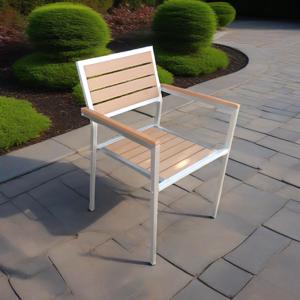 Ensemble de table et chaises de <span class=keywords><strong>jardin</strong></span> en plastique imitation bois, 5 pièces, résistant aux intempéries, pour terrasse, <span class=keywords><strong>bistrot</strong></span>, <span class=keywords><strong>salon</strong></span>, salle à manger, meubles d'extérieur - Product Image 2