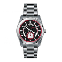 Reloj Mecánico de reserva de energía para hombre, piezas transparentes de acero inoxidable 57