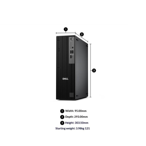 คอมพิวเตอร์ตั้งโต๊ะ Dell Pro Plus QBS1250 Slim รุ่นบางเฉียบ ใช้หน่วยประมวลผล Core Ultra9-285 พร้อม RAM DDR5 8GB/16GB และ SSD 256GB/512GB เหมาะสำหรับธุรกิจและสำนักงาน - Product Image 6