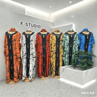 Nouvelle Collection 2025 – Robe Longue Africaine Chic Grande Taille pour Femme, Imprimé Diamant, Dentelle, Polyester Anti-Plis, Idéale Soirées et Cérémonies