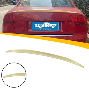 Excellent Aileron de coffre arrière en plastique ABS en fibre de carbone pour <span class=keywords><strong>Audi</strong></span> A4 B6 B7 Sedan 2002 - 2008 - Product Image 1