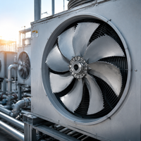 Aerodynamisches Axial-Lüfterrad aus Aluminiumlegierung, Hochtemperatur-Impeller für kommerzielle Verflüssigungseinheiten und Verdampfer
