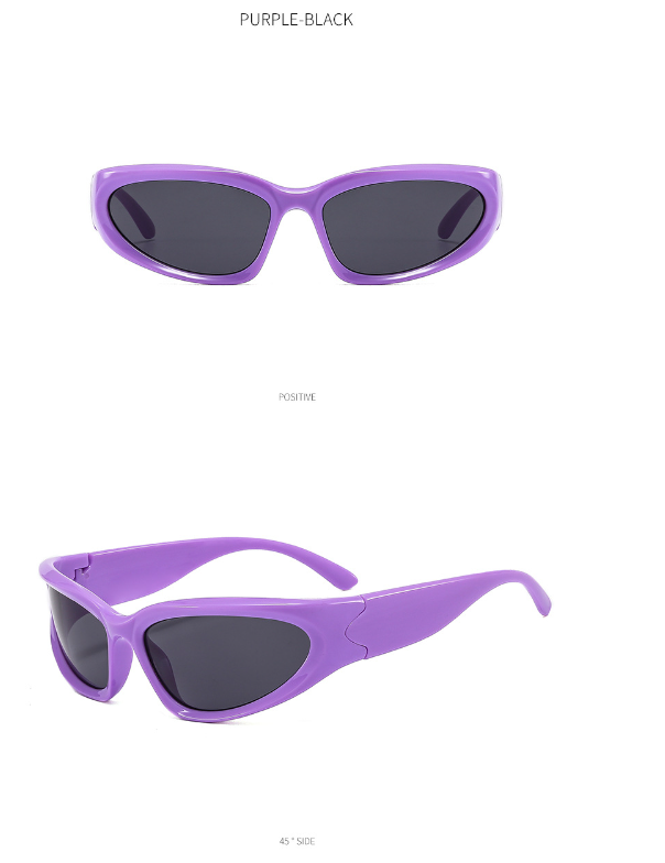 Gafas De Sol Futuristas Sin Marco De Alta Calidad Protección UV400