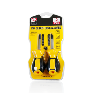 Set di 2 Cacciaviti Classici in Metallo Erpsl 6x38mm Ph2x38mm Crv Confezione Doppia - Product Image 1