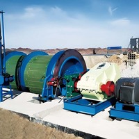 Treuil électrique minier à double tambour de 5 tonnes pour puits vertical de 500 m