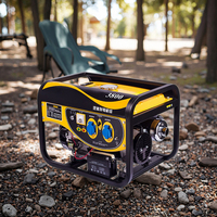 Tragbarer 3KW 4-Takt Mini-Benzingenerator mit Autostart, Vollkupfer, Einphasig für Haus/Auto/Reise 220V/380V/400V/480V 50/60Hz
