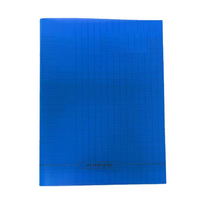 Cahier d'exercices scolaire, cahier de composition, cahier de travail, reliure à agrafes personnalisée, couverture en PP couleur, A5, 192 pages, lignes Seyes françaises