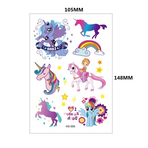 Personalizzazione stampa a colori singoli <span class=keywords><strong>animali</strong></span> simpatici cartoni animati per bambini <span class=keywords><strong>tatuaggi</strong></span> a mano per bambini adesivi - Product Image 6