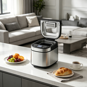 <span class=keywords><strong>Machine</strong></span> <span class=keywords><strong>à</strong></span> <span class=keywords><strong>pain</strong></span> multifonctionnelle entièrement automatique en acier inoxydable pour la maison - Product Image 4