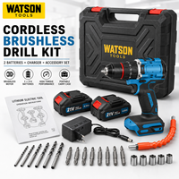 Kit de perceuse sans fil 21V avec 2 batteries, chargeur, mallette de transport et accessoires pour la vente en gros