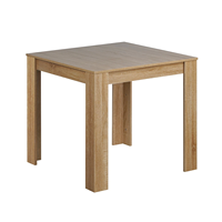 Table à manger carrée en bois pour cuisine, restaurant, café, salle à manger