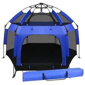 Nouveau design bébé jouer en plein air bébé parc avec auvent tente de plage pour enfants et tout-petits Porrable léger Pop Up pack et pla