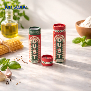 Boîte d'emballage cylindrique en carton personnalisée de qualité alimentaire pour sucre, sel, piment, café, thé, épices, tube en papier kraft recyclable - Product Image 3