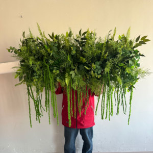 Hot Selling Wedding Party <strong>Decor</strong> Artificial <strong>Wall</strong> Hanging Plants Green <strong>Leaves</strong> Plants Flower Centerpiece Flower Runner Decoration - Product Image 3