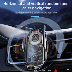 Chargeur de voiture sans fil Support de téléphone pour tous les téléphones Supports de téléphone de voiture pour Iphone Magnétique - Product Image 2