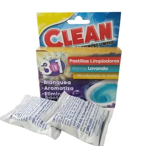 Limpador automático de vaso sanitário, limpador de 50g detergente para vaso sanitário, comprimidos