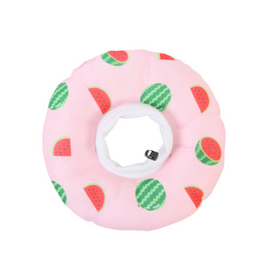 Desain baru Harga Murah dapat disesuaikan poliester cetak kucing anjing e-kerah <span class=keywords><strong>Elizabeth</strong></span> cincin lingkaran - Product Image 2
