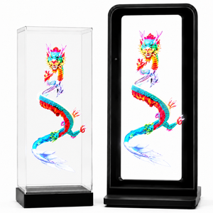 Ventilateur holographique synchronisé, affichage LED 3D, écran publicitaire flottant haute résolution 1557 × 645 mm, 3 pièces - Product Image 2