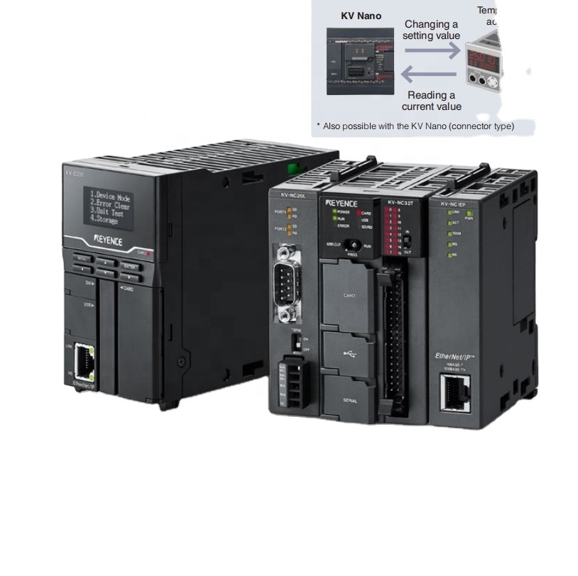 KEYENCE PLC KV-N40DT - 40-Point DC Power Supply PLC