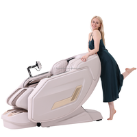 Fauteuil de massage de luxe 2026 à gravité zéro, électrique, corps entier, Shiatsu, pétrissage, rail SL 5D, chauffant, étirement thaïlandais, IA