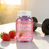 Gommes à la créatine monohydrate, bonbons gélifiés aromatisés au raisin pour stimuler l'immunité, pour adultes, femmes enceintes, complément nutritionnel sportif