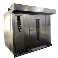 Four rotatif commercial en acier inoxydable à 64 plateaux avec machine de boulangerie et four de cuisson à vendre