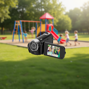 Caméscope numérique Ordro 1080P avec écran de 2,7 pouces, zoom 16x, caméra rechargeable pour enfants avec rotation à 270 degrés - Product Image 2