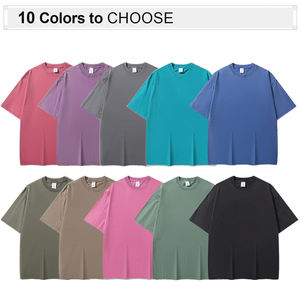 AK08 High Quality Summer Acid Washed T-shirt Cotton Oversized <b>Tshirt</b> Custom Printing Men T Shirt - Product Image 3