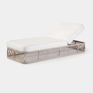 Venta Directa de Fábrica, Tumbona de Aluminio para Patio, Jardín, Exteriores, con Estructura de Aluminio y Cuerda Tejida, para Villa, Hotel, Piscina, Terraza - Product Image 3