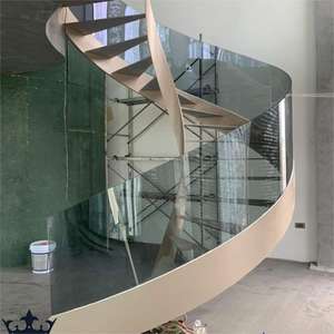 <span class=keywords><strong>Escaleras</strong></span> <span class=keywords><strong>helicoidales</strong></span> para interiores <span class=keywords><strong>de</strong></span> <span class=keywords><strong>diseño</strong></span> moderno y personalizado, peldaños <span class=keywords><strong>de</strong></span> madera duraderos con reducción <span class=keywords><strong>de</strong></span> ruido y superficie antideslizante para villas - Product Image 1