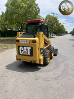 Chargeuse compacte CAT226B3 d'occasion bien entretenue, capacité de charge de 3 tonnes, peu d'heures de fonctionnement, équipement de construction