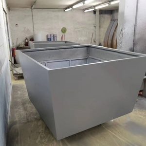 Jardinière en fibre de verre sur mesure de grande taille 2 m, boîte à fleurs en plastique renforcé de fibre de verre, pots de plantes de jardin d'extérieur en gros - Product Image 4