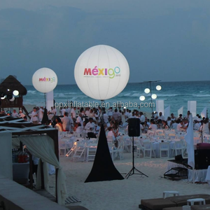 Grandes palos de pie para exteriores de 1,5 m con logotipo personalizado, iluminación inflable, publicidad, <span class=keywords><strong>Torre</strong></span> Led, luz de globo led - Product Image 1