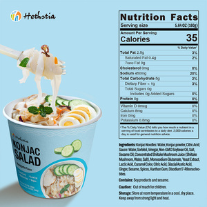 Vinaigrette Nouilles à salade Shirataki aromatisées Zéro <span class=keywords><strong>calorie</strong></span> Végétalien Sans gluten pour régime léger - Product Image 5