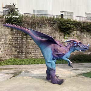 Disfraz de Velociraptor Personalizado, Realista, de Tamaño Real, en Silicona, Hierro y Acero Inoxidable, para Espectáculos, Aventuras para Adultos, Personalizable - Product Image 4