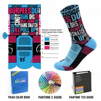 Chaussettes de sport personnalisées pour hommes et femmes, chaussettes de course athlétiques avec logo pour l'entraînement en équipe et la salle de sport