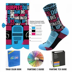 Calze Sportive Personalizzate Uomo <span class=keywords><strong>Donna</strong></span>, Calze da Corsa Atletiche con Logo per Allenamento in Palestra e Squadre - Product Image 1