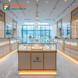 Sistema de Exhibición de Joyería de Lujo, Vitrina Metálica para Boutique - Product Image 6