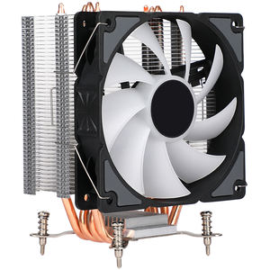 2 caloducs refroidisseur Cpu Pwm 3 broches 90mm Rgb Pc radiateur pour <span class=keywords><strong>Intel</strong></span> Lga <span class=keywords><strong>1700</strong></span> <span class=keywords><strong>1200</strong></span> 1150 1151 1155 Amd Am4 ventilateur de refroidissement Cpu silencieux - Product Image 4