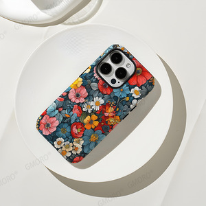 Custodia floreale per <span class=keywords><strong>iPhone</strong></span> 16 Pro stampa <span class=keywords><strong>Cover</strong></span> rigida per <span class=keywords><strong>iPhone</strong></span> 16 Plus 15 14 13 <span class=keywords><strong>12</strong></span> LM127 - Product Image 6